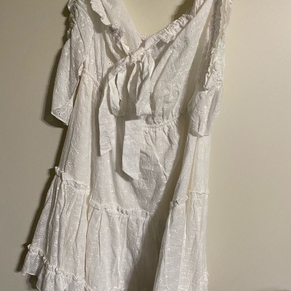 Princess Polly White Strapless Lace Dress - Picture 3 of 4